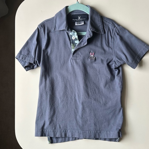 Psycho Bunny Other - Psycho bunny polo VGUC size XS 5/6 blue short sleeve spring summer clothes kids